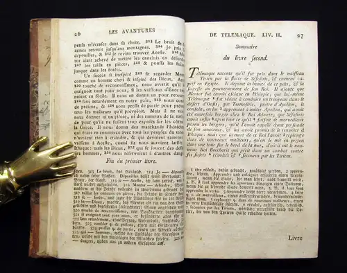 Salignac Les Avantures De Telemaque oder wunderbare Begebenheiten Telemachs 1805