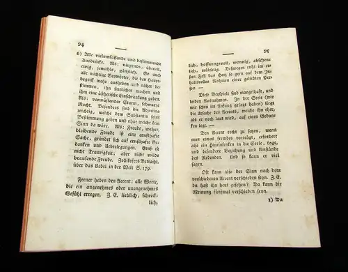 Franke, H.G.B. 1789 Ueber Declamation 2 in 1 Bd. ... am