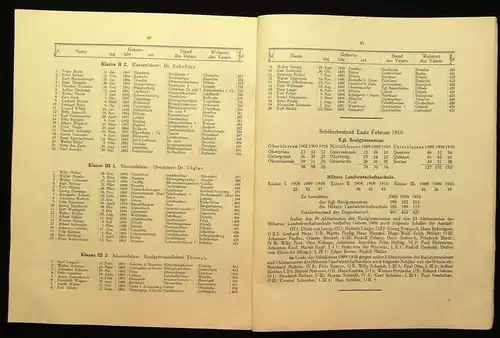 41.Jahresbericht des Kgl. Realgymnasiums zu Döbeln Einladungsschrift 1910 js
