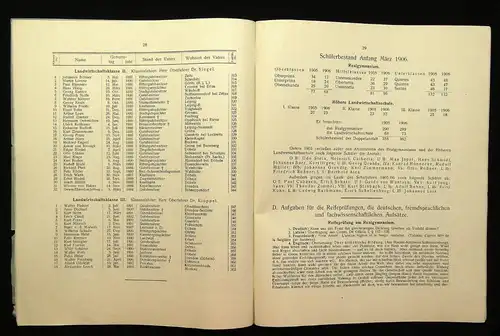 37.Jahresbericht des Kgl. Realgymnasiums zu Döbeln Einladungsschrift 1906 js