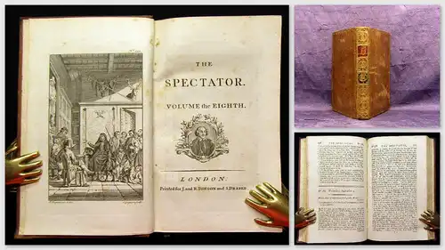 The Spectator um 1750 Volume the eighth Belletristik Literatur mb