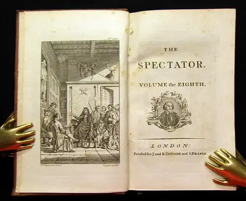 The Spectator um 1750 Volume the eighth Belletristik Literatur mb