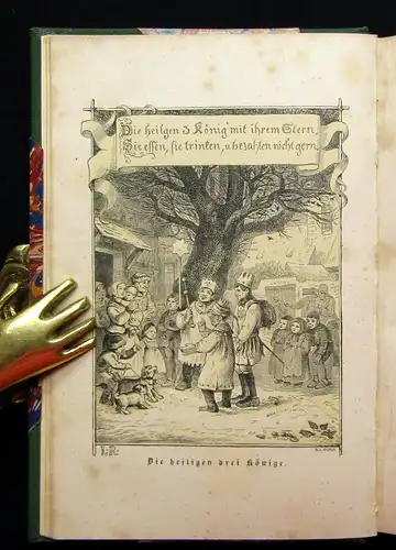 Rieritz Sächsischer Volkskalender für das Jahr 1845 mit vielen Holzschnitten mb