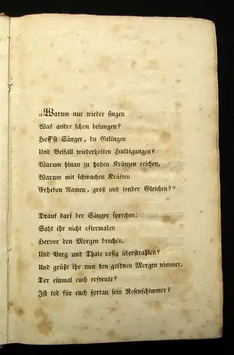 Bechstein, Ludwig Luther Ein Gedicht 1834 Theologie allgemein Kirche am