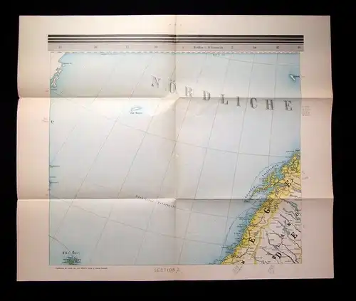 Karte Nördliches Eismeer, Fär Ör  1:35 000000  1910 59 x 59 cm Section 2 js