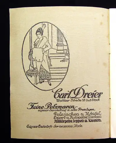 Programm-Verlag der Königlichen Hof-Theater Dresden Oper um 1920 Geschichte mb