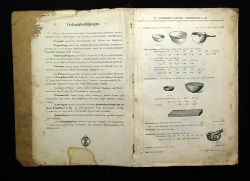 Katalog W. Schrimpf-Bauer Werkzeug-und Metallhandlung um 1920 WSB Frankfurt a.M.