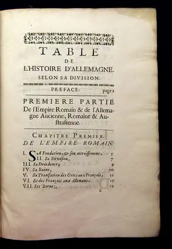 Prade Histoire D`Allemagne 1677 Deutsche Geschichte Militaria Politik js