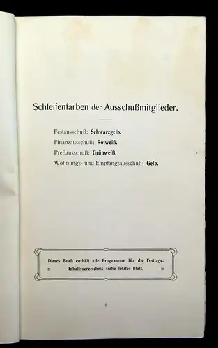 Sächsischer Landesverband Festbuch zur Jubelfeier 4.-6. Juni 1910 Gesellschaft m