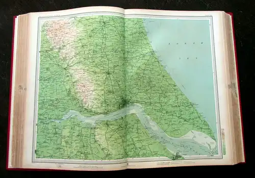 Bartholomew, J. G. 1903 The Survey Atlas of England & Wales Geographie am