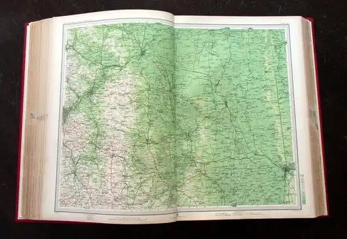 Bartholomew, J. G. 1903 The Survey Atlas of England & Wales Geographie am