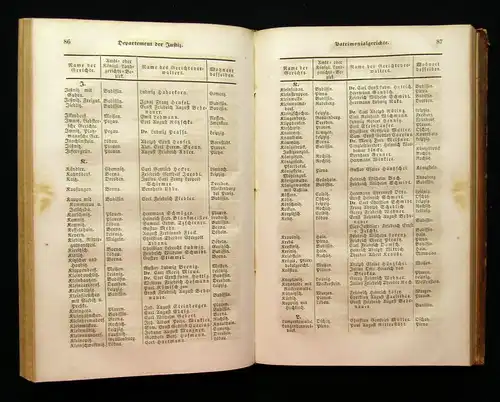Staats- Handbuch für das Königreich Sachsen 1845 Geschichte Politik js