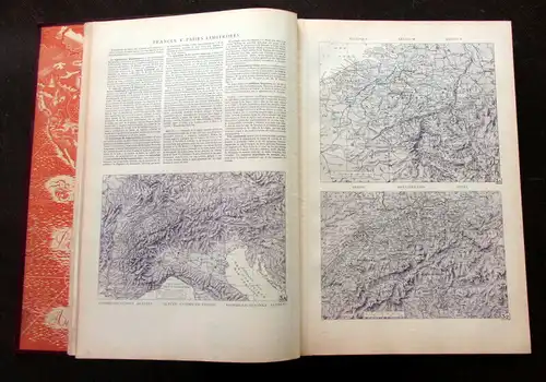 Chardonnet;Siegfried um 1945 Atlas International Larousse Paris Geographie am