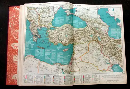 Chardonnet;Siegfried um 1945 Atlas International Larousse Paris Geographie am