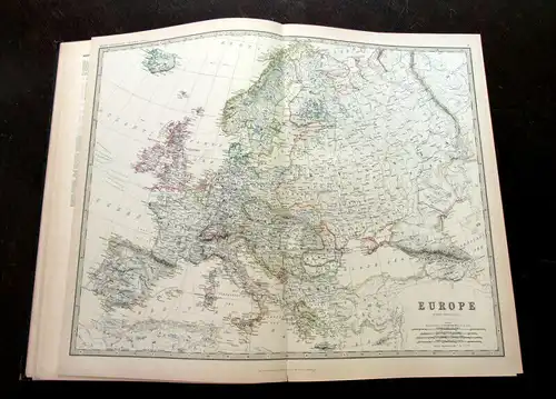 Johnston, Keith Alexander 1877 Handy Royal Atlas of Modern Geography  am