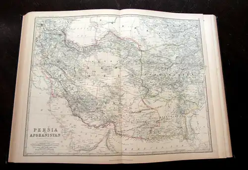 Johnston, Keith Alexander 1877 Handy Royal Atlas of Modern Geography  am