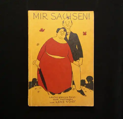 Voigt Mir Sachsen Lauter gleenes Zeich zum Vortragen um 1925 Belletristik mb