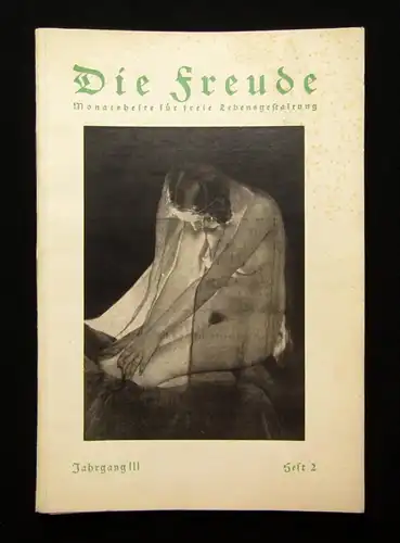 Guenther Die Freude Monatshefte für frei Lebensgestaltung Jhg.3 Heft 2 1926  js