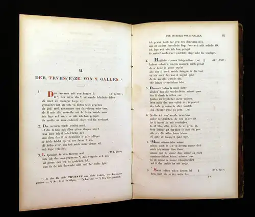 Pfeiffer Die alte Heidelberger Liederhandschrift 1844 Belletristik mb