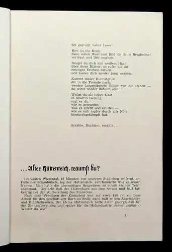 Schierge Unser Geising Aus Heimatliebe geschrieben um 1955 Ortskunde mb