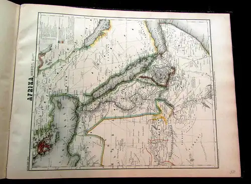 Meyer 1866 Meyers Hand-Atlas der neuesten Erdbeschreibung, Atlas, Weltkarten am