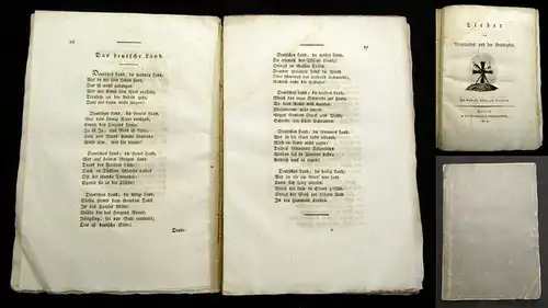 Pfund, Johann Gottfried 1814 Lieder des Vaterlandes und der Geselligkeit am