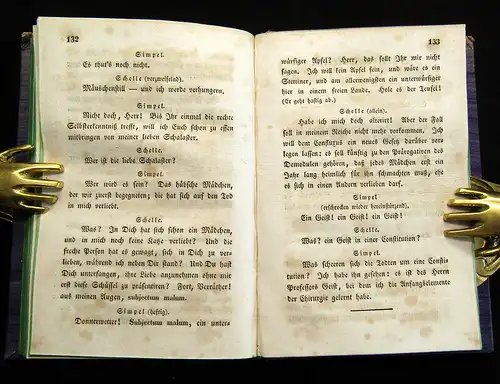 Raupach, Ernst 1833 Schelle im Monde. Ein Mährchen in vier Aufzügen ...am