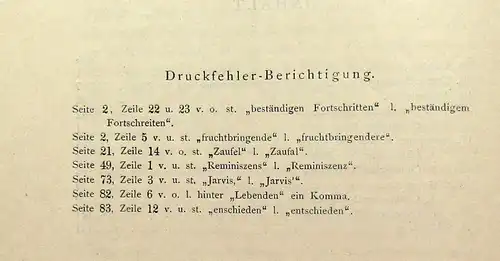 Bresgen Der chronische Nasen-u. Rachen-Katarrh 1883 Wissen Medizin  mb