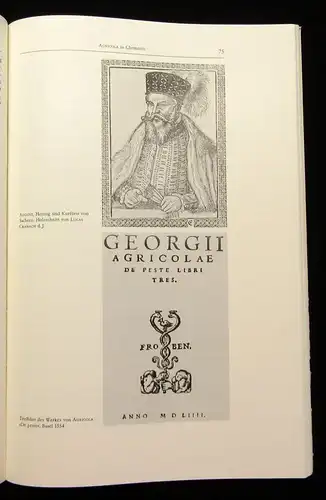 Agricola Vom Bergwerck 12 Bücher 1557, Faksimile 1985 Geschichte Erzählungen js