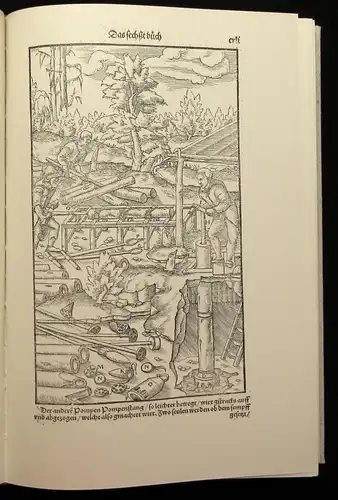 Agricola Vom Bergwerck 12 Bücher 1557, Faksimile 1985 Geschichte Erzählungen js