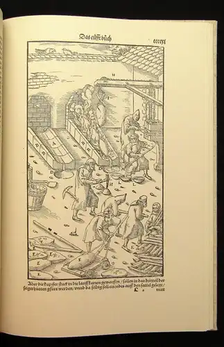 Agricola Vom Bergwerck 12 Bücher 1557, Faksimile 1985 Geschichte Erzählungen js