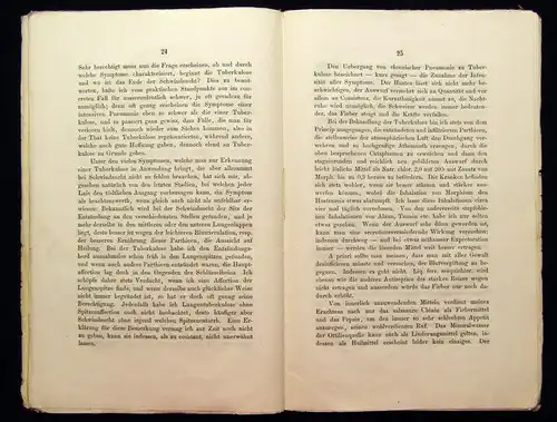 Brügelmann Die Inhalationstherapie bei Krankheiten d. Lunge u.a. 1876 Medizin mb