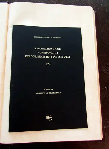Braun und Hogenberg Faksimile/Reprint von 2015 Städtebuch, Atlas am