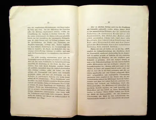 Pletzer Die künstliche Ernährung der Kinder 1878 Medizin Wissen mb