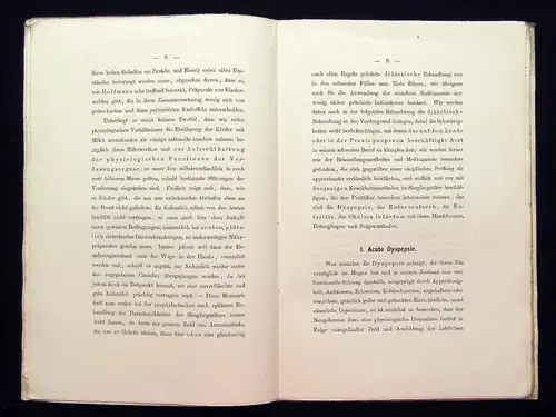 Soltmann Über die Behandlung der wichtigsten Magen-Darmkrankh. d. Säuglings 1881