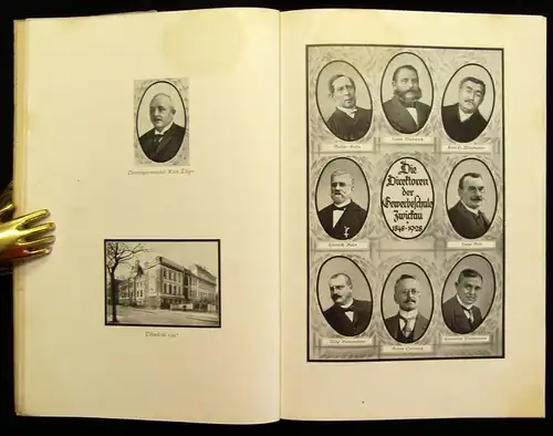 Weidemann Hundert Jahre Gewerbeschule Zwickau Sa. 1828-1928 um 1900 js