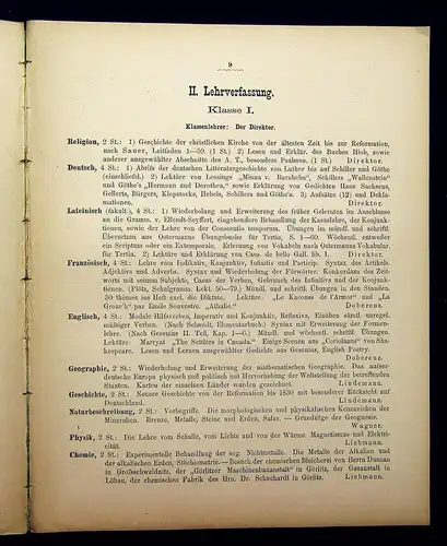 Prietzel 5. Jahresbericht Realschule II. Ordnung zu Löbau i. S. 1881 Wissen mb