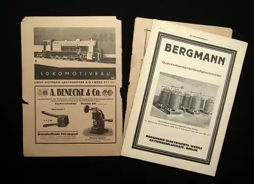 Der Eisenbahnfachmann 2 Hefte 1926 Heft Nr.6 und Heft Nr. 7 Bildung js