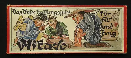 Das Unterhaltungsspiel für alt und jung Mikado um 1930 antikes Spielzeug js