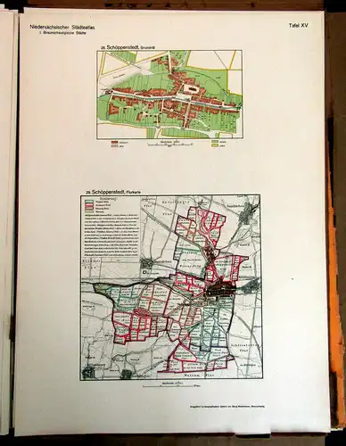 Meier, Paul Jonas 1926 Niedersächsischer Städteatlas. 1. Abteilung: Die ... am