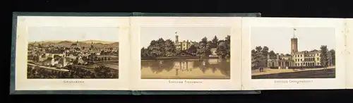 Leporello Neuestes Album vom Riesengebirge um 1870 mit 24 Abb. Landeskunde mb