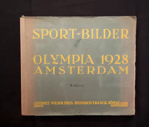 Sammelbilderalbum Sport-Bilder Olypia Amsterdam 1928 mit 84 Bildern komplett mb