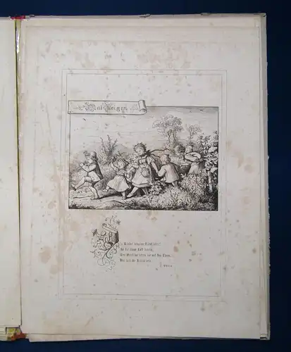 Fürs Haus von Ludwig Richter Frühling 15 Zeichnungen um 1866 Holzschnitte js