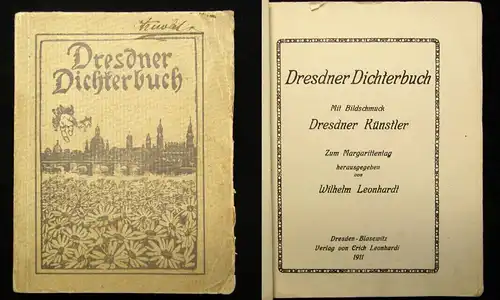 Leonhardt Dresdner dichterbuch Mit Bildschmuck Dresdner Künstler 1911 Kultur js