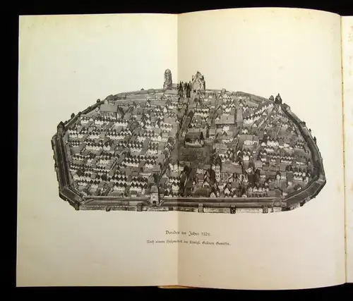 Richter Abriß der geschichtlichen Ortskunde von Dresden 1898 selten Saxonica js