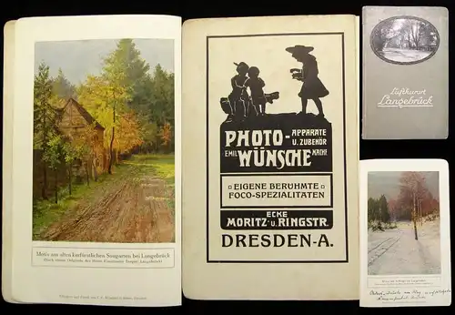 Ortsverein Luftkurort und Sommerfrische Langebrück bei Dresden um 1910 selten js