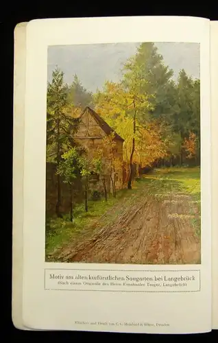 Ortsverein Luftkurort und Sommerfrische Langebrück bei Dresden um 1910 selten js