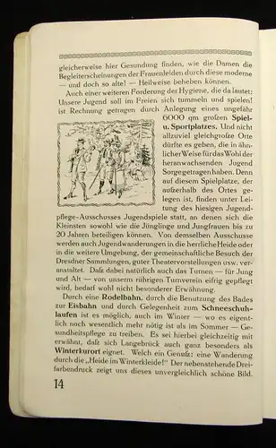 Ortsverein Luftkurort und Sommerfrische Langebrück bei Dresden um 1910 selten js