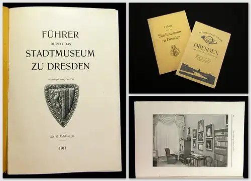 Im Postkraftwagen durch Dresden, Führer d. d. Stadtmuseum zu Dresden 1911/1928am