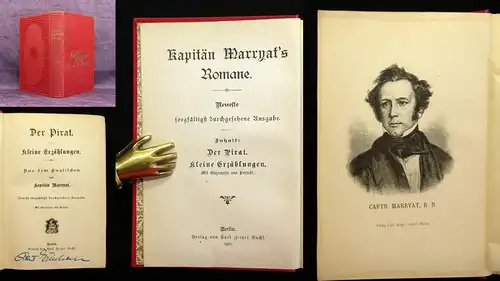 Der Pirat kleine Erzählungen des Kapitän Marryat 1890 Geschichten js